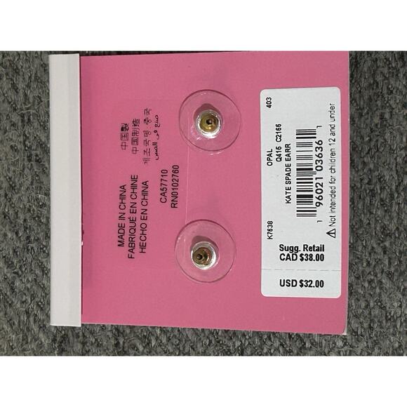 NWT Kate Spade Opal Earrings - Picture 2 of 4